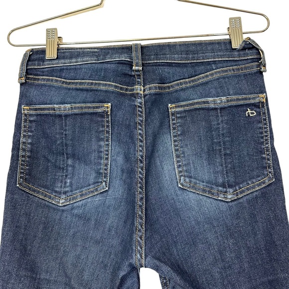 Rag & Bone 10” Ankle Skinny Jean Mad River Blue 26 - Picture 7 of 13
